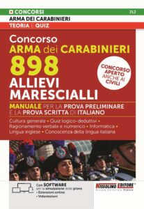 Manuale Concorso Arma dei Carabinieri 898 Allievi Marescialli