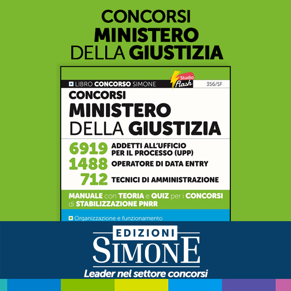 Banner Concorsi Ministero della Giustizia