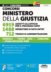 Manuale con teoria e quiz per i Concorsi di stabilizzazione PNRR al Ministero della Giustizia