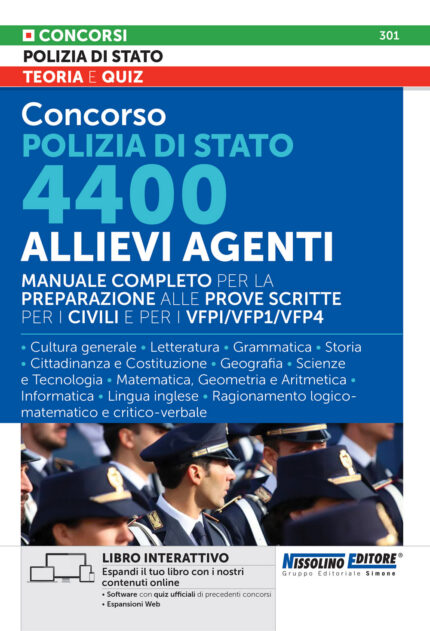 Manuale concorso polizia di stato allievi agenti 2026