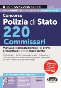Manuale Concorso Polizia di Stato 220 Commissari 