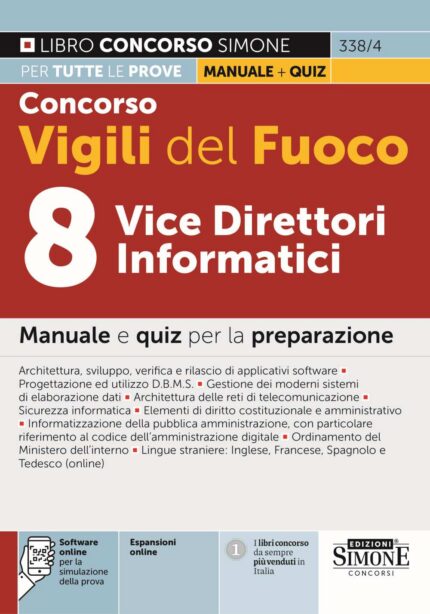 Manuale concorso vigili fuoco direttori informatici 2026
