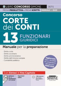 Manuale Concorso Corte dei Conti per 13 Funzionari giuridici