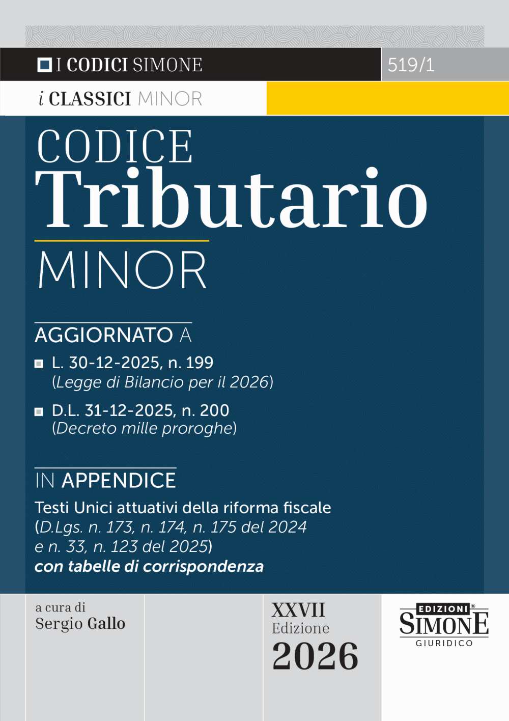 v519_1 Codice Tributario Minor - 519/1 - immagine 1