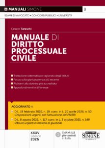 Manuale di diritto processuale civile
