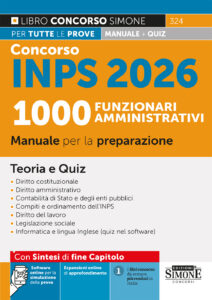 Manuale Concorso INPS 2026 da 1000 funzionari amministrativi 2026