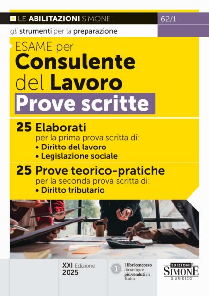 manuale prove scritte Consulente del Lavoro
