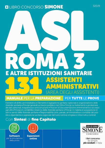 manuale concorso roma asl 3 assistenti amministrativi