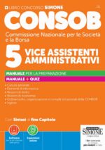 CONSOB Commissione Nazionale per le Società e la Borsa - 5 Vice Assistenti Amministrativi - Manuale