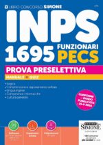 Manuale prova preselettiva concorso INPS 1695 funzionari PECS