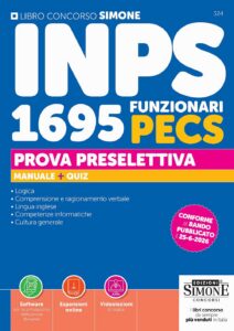 Manuale prova preselettiva concorso INPS 1695 funzionari PECS
