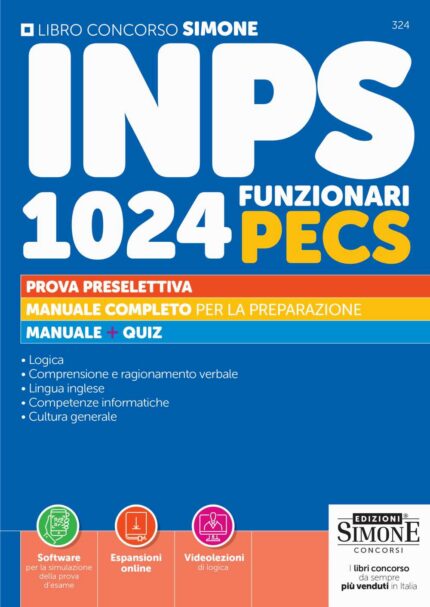 Concorso INPS - 1024 Funzionari PECS - Manuale