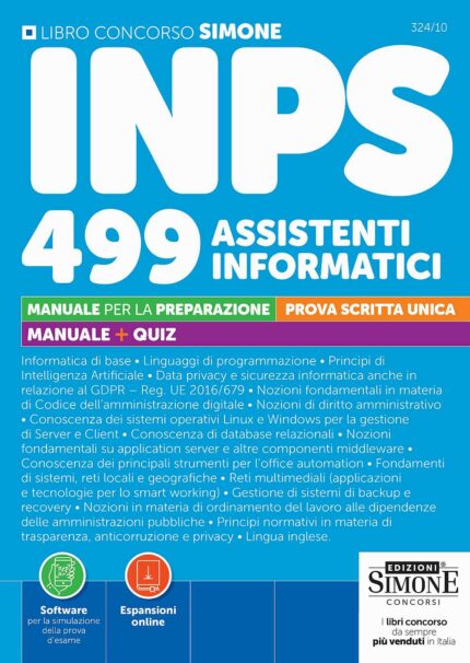 Manuale concorso inps assistenti informatici 2026