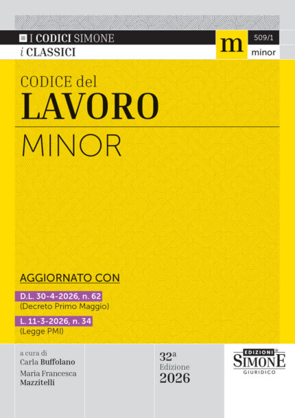 Codice del Lavoro Minor 2026