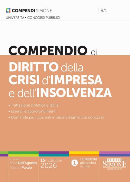 Compendio di Diritto della Crisi d'Impresa e dell'Insolvenza