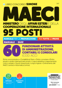 manuale concorso maeci funzionari attività amministrazione